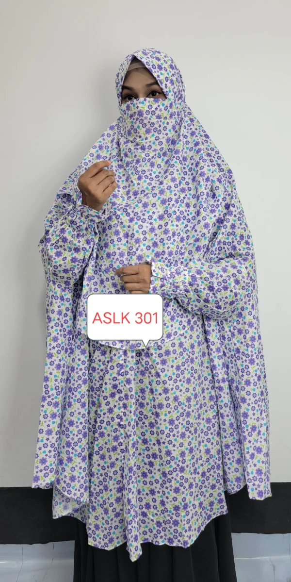 Aaira semi long cotton khimaar 301