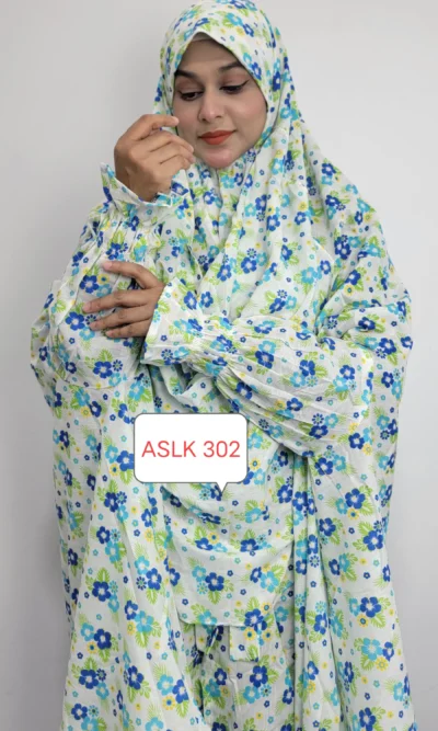 Aaira semi long cotton khimaar 302