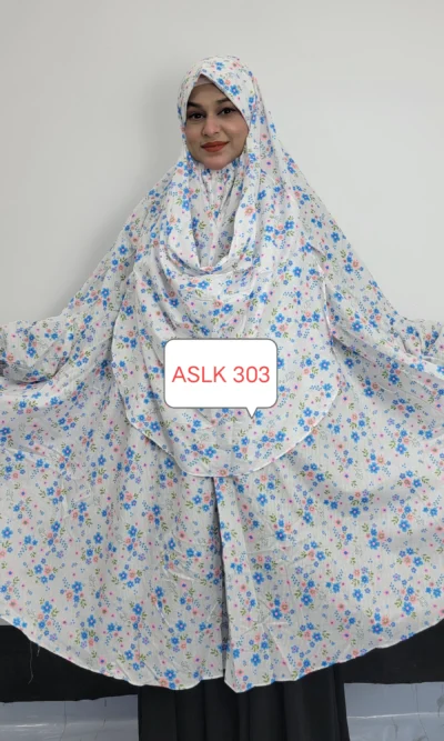 Aaira semi long cotton khimaar 303