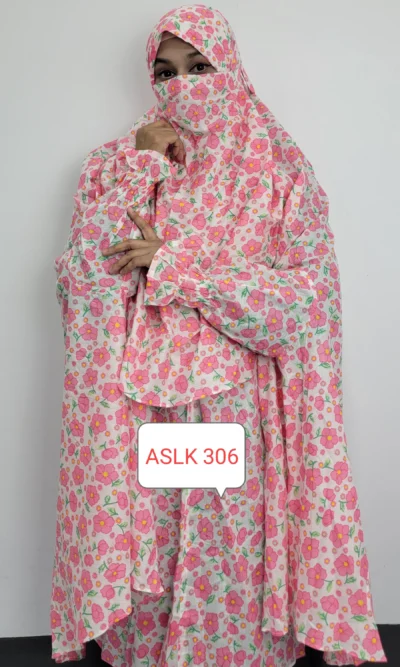 Aaira semi long cotton khimaar 306