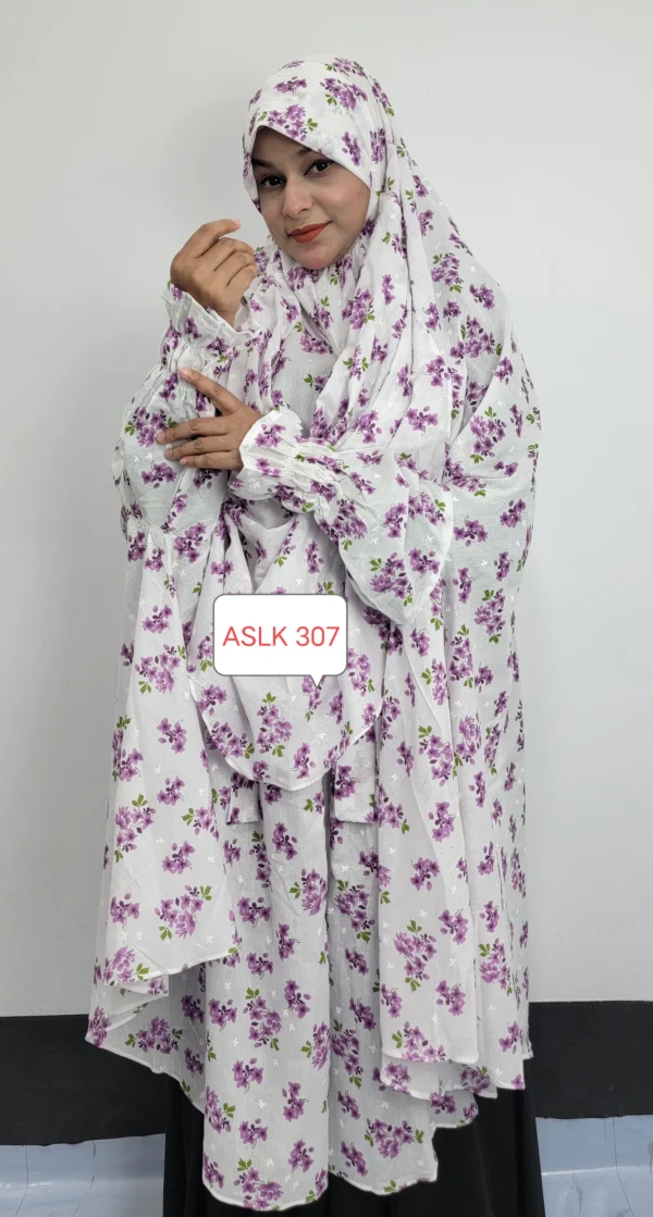 Aaira semi long cotton khimar 307 - Image 2