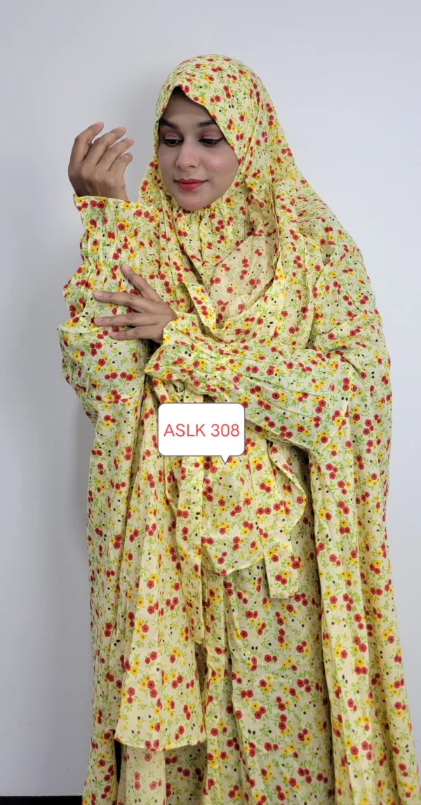 Aaira semi long cotton khimar 308 - Image 2