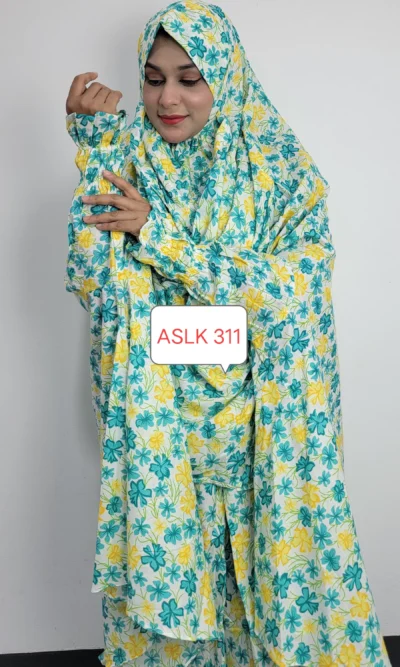 Aaira semi long cotton khimar 311