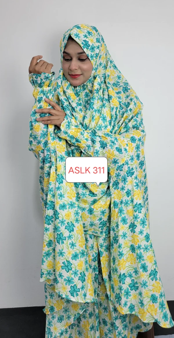 Aaira semi long cotton khimar 311