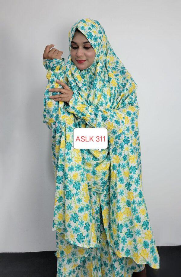 Aaira semi long cotton khimar 311
