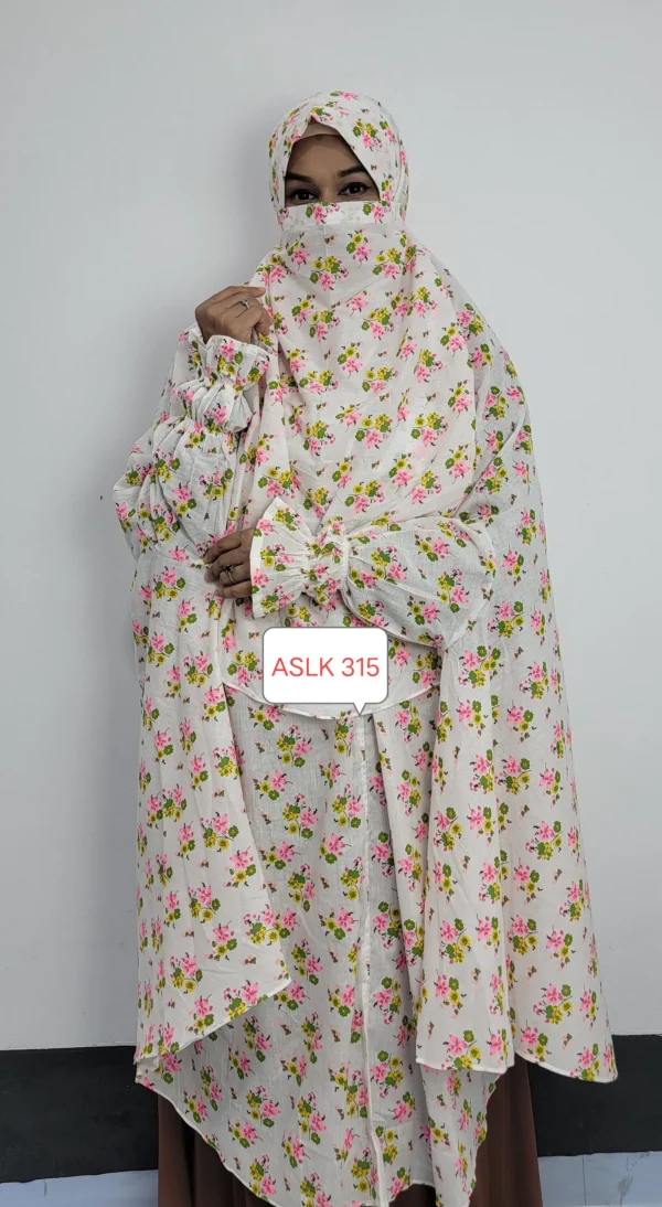 Aaira semi long cotton khimar 315