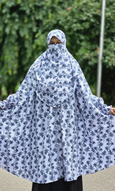 Aaira semi long cotton khimar 318