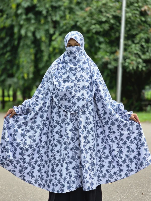 Aaira semi long cotton khimar 318