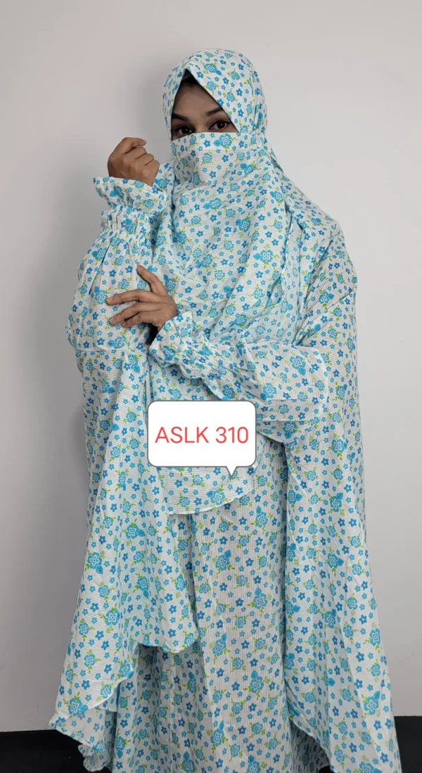 Aaira semi long cotton khimar FM Fashion World